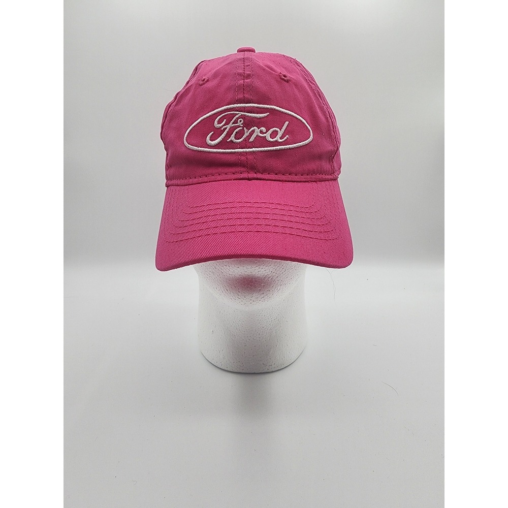 Ford‎ Hat Pink Embroidered Logo Baseball Cap Adjustable Women's Casual